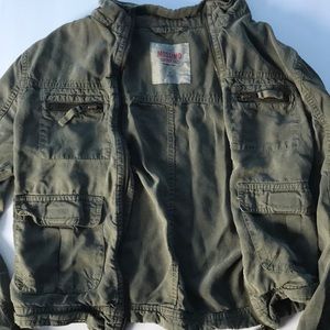 Green Jean jacket extra small